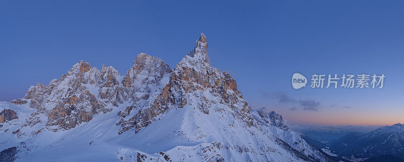 冬天的 Pale di San Martino